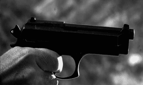 탕탕탕 권총 총 무기 총알 발사 죽어 사격