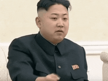 김정은 북한 움짤 정치 시사 손올리는 뭐하야 이거