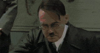 히틀러 만능짤 안경 부들부들 멘붕 화남 2차대전 전쟁 패배