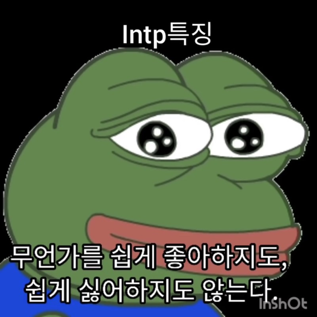 INTP MBTI 성격 유형 취향 mbti짤 mbti짤방 mbti타입