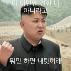 벙 아 이번엔 진짜 나 아니라고 뭐만 하면 내탓이래 북한 김정은 억울